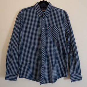 Ben Sherman Windowpane Check Button Down Shirt